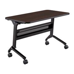 24 x 48" Rectangular Training Table, LPL, Mocha