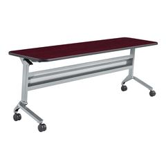 24 x 72" Rectangular Training Table, LPL, RegalMahogany