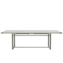 Mirella™ Conference Table, Sitting-Height, 8’ White Ash
