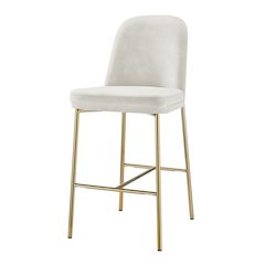 Keisha Velvet Counter Stool, (Set of 2)