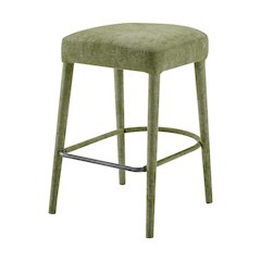 Rylee Chenille Backless Counter Stool, (Set of 2)