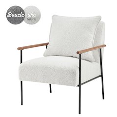 Quinton Boucle Accent Arm Chair