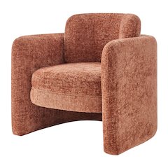 Deryll Chenille Accent Arm Chair
