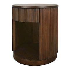 Truro Round Nightstand/Side Table