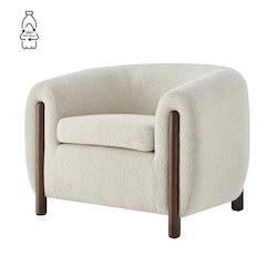 Cordelia Boucle Accent Arm Chair