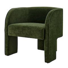 Matteo Velvet Accent Arm Chair
