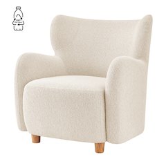 Tiffany Boucle Accent Arm Chair