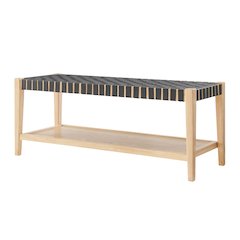 Marco Faux Leather Bench