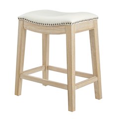 Elmo Faux Leather Counter Stool