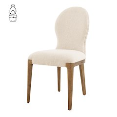 Eldoris Boucle Dining Side Chair, (Set of 2)