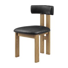 Hailey Faux Leather Dining Side Chair, (Set of 2)
