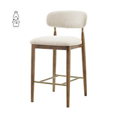 Verna Boucle Counter Stool