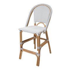 Avignon Paris Rattan Bistro Counter Stool, (Set of 2)