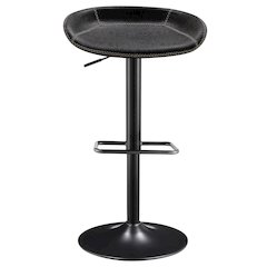 Rogue Faux Leather Gaslift Bar Stool, (Set of 2)