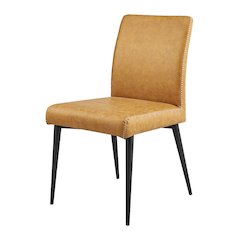 Kevin Faux Leather Dining Side Chair, (Set of 2)