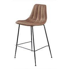 Robert Faux Leather Counter Stool, (Sett of 4)