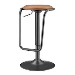 Elijah PU Gaslift Bar Stool, (Set of 2)