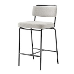 Zander Chenille Counter Stool, (Set of 4)