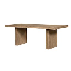 Zerano Dining Table - 84" - Brushed Smoke