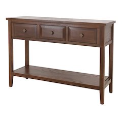 Wexford 3-Drawer Console Table - Walnut