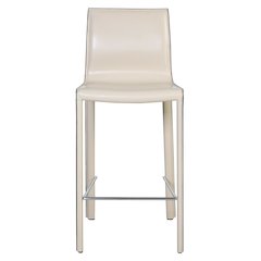 Gervin Recycled Leather Counter Stool, (Set of 2)