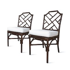Chair,Set of 2 Leg color: Paloma Brown.