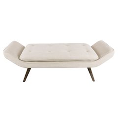 Newcastle Fabric Tufted Bench