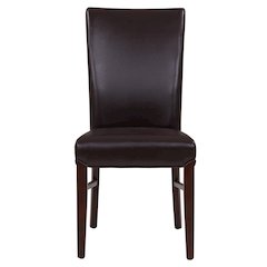 Milton Bonded Leather Dining Side Chair, (Set of 2)