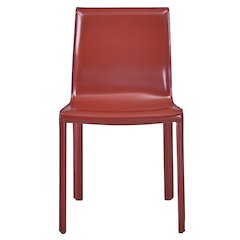 Gervin Recycled Leather Chair, (Set of 2)