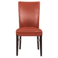 Milton Bonded Leather Dining Side Chair, (Set of 2)
