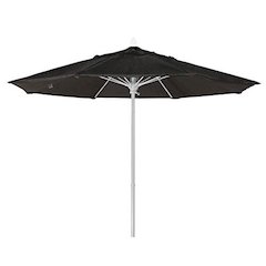 7.5' Oct Market 8 Rib with Black Marine Grade Solution Dyed Acrylic Canopy