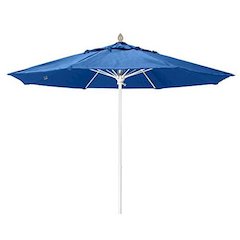 7.5' Oct Market 8 Rib with Pacific Blue Marine Grade Solution Canopy