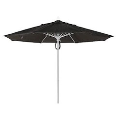 9' Oct Market 8 Rib with Black Marine Grade Solution Dyed Acrylic Canopy