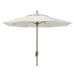 7.5' Oct Market 8 Rib Crank Lift with Natural White Marine Grade Solution Canopy