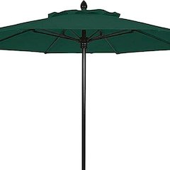 7.5' Oct Market 8 Rib with Forest Green Marine Grade Solution Canopy