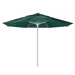 7.5' Oct Market 8 Rib with Forest Green Marine Grade Solution Canopy