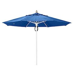 9' Oct Market 8 Rib with Pacific Blue Marine Grade Solution Dyed Acrylic Canopy