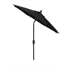 7.5' Oct Patio Umbrella 6 Rib Crank Lift with Pacific Blue Solution Canopy