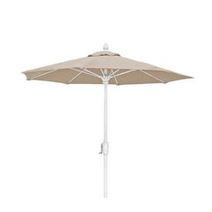 7.5' Oct Patio Umbrella 6 Rib with Beige Solution Dyed Poly Canopy