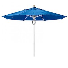 7.5' Oct Market 8 Rib with Pacific Blue Marine Grade Solution Canopy