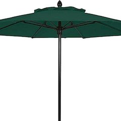 7.5' Oct Market 8 Rib with Forest Green Marine Grade Solution Canopy