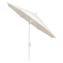 9' Oct Market 8 Rib Crank with Black Marine Grade Solution Dyed Acrylic Canopy