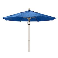 9' Oct Market 8 Rib with Pacific Blue Marine Grade Solution Dyed Acrylic Canopy