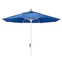 9' Oct Market 8 Rib with Pacific Blue Marine Grade Solution Dyed Acrylic Canopy