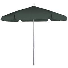 7.5' Hex Garden Umbrella 6 Rib In Forest Green Vinyl Coated Weave