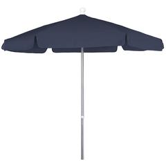 7.5' Hex Garden Umbrella 6 Rib In Navy Blue Vinyl Coated Weave
