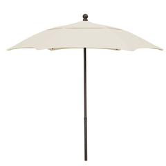 7.5' Oct Patio Umbrella 6 Rib with Natural Solution Dyed Poly Canopy