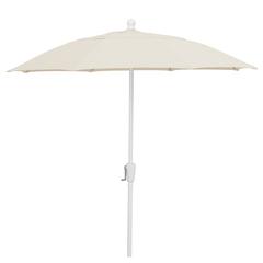 9' Oct Patio Umbrella 8 Rib Crank Lift with Natural Solution Dyed Poly Canopy