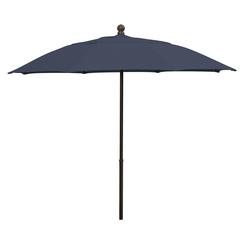 9' Oct Patio Umbrella 8 Rib with Navy Blue Solution Dyed Poly Canopy