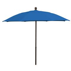 9' Oct Patio Umbrella 8 Rib with Pacific Blue Solution Dyed Poly Canopy